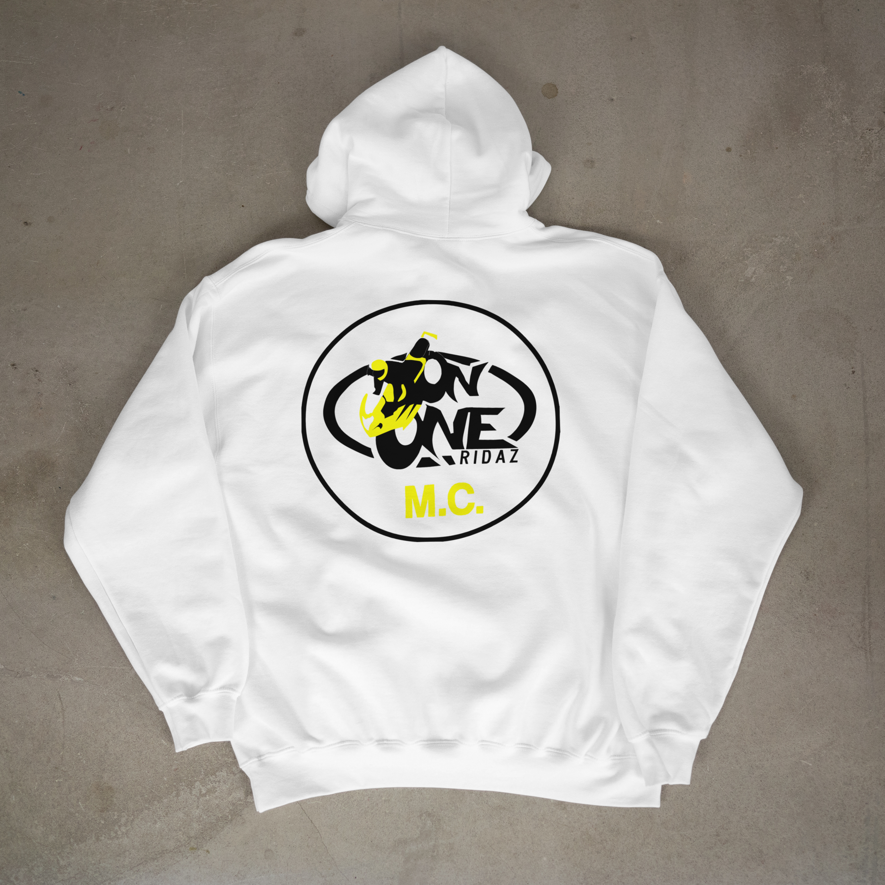 ON1 White Hoodie Back